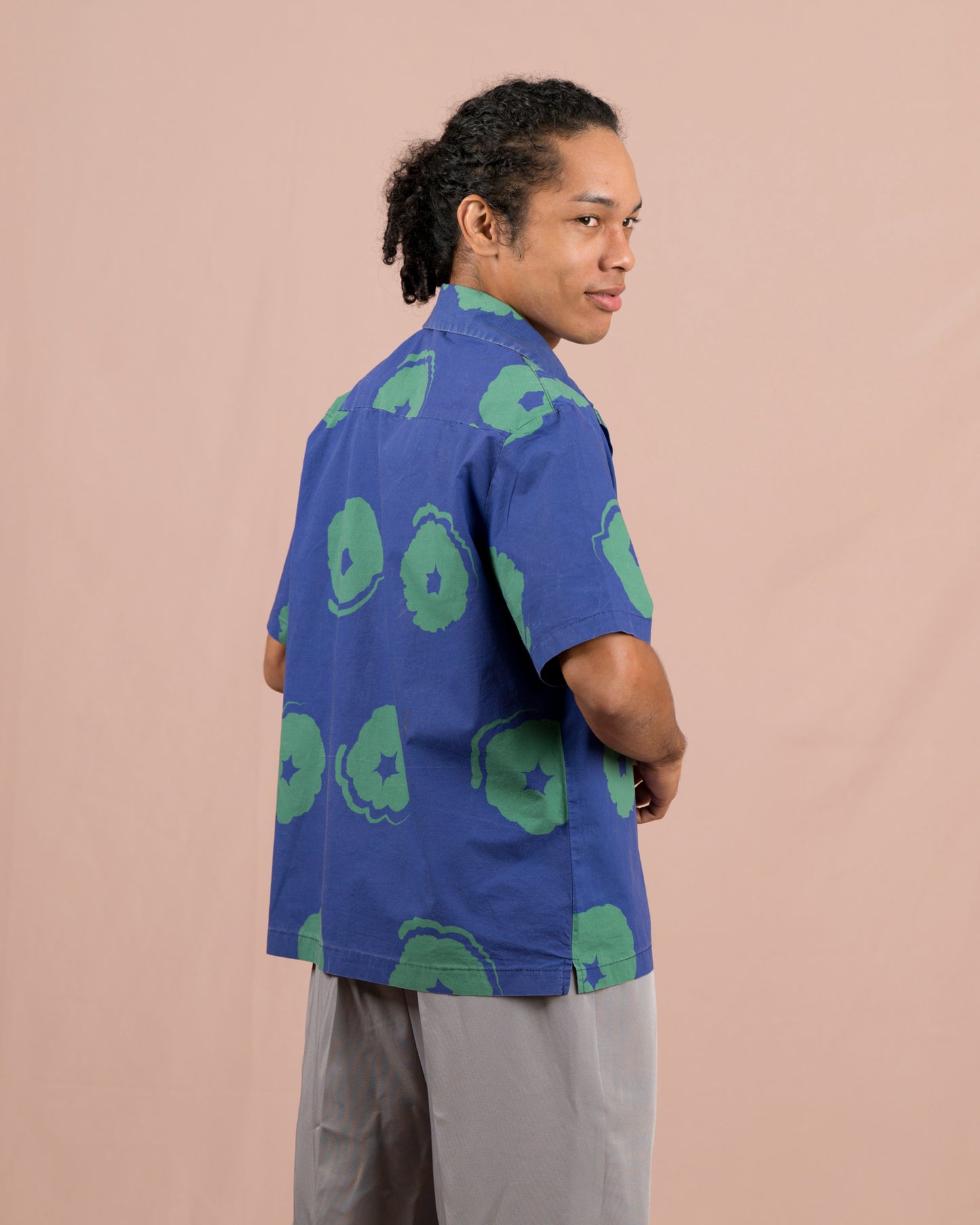 Blue Hollyhock Shirt