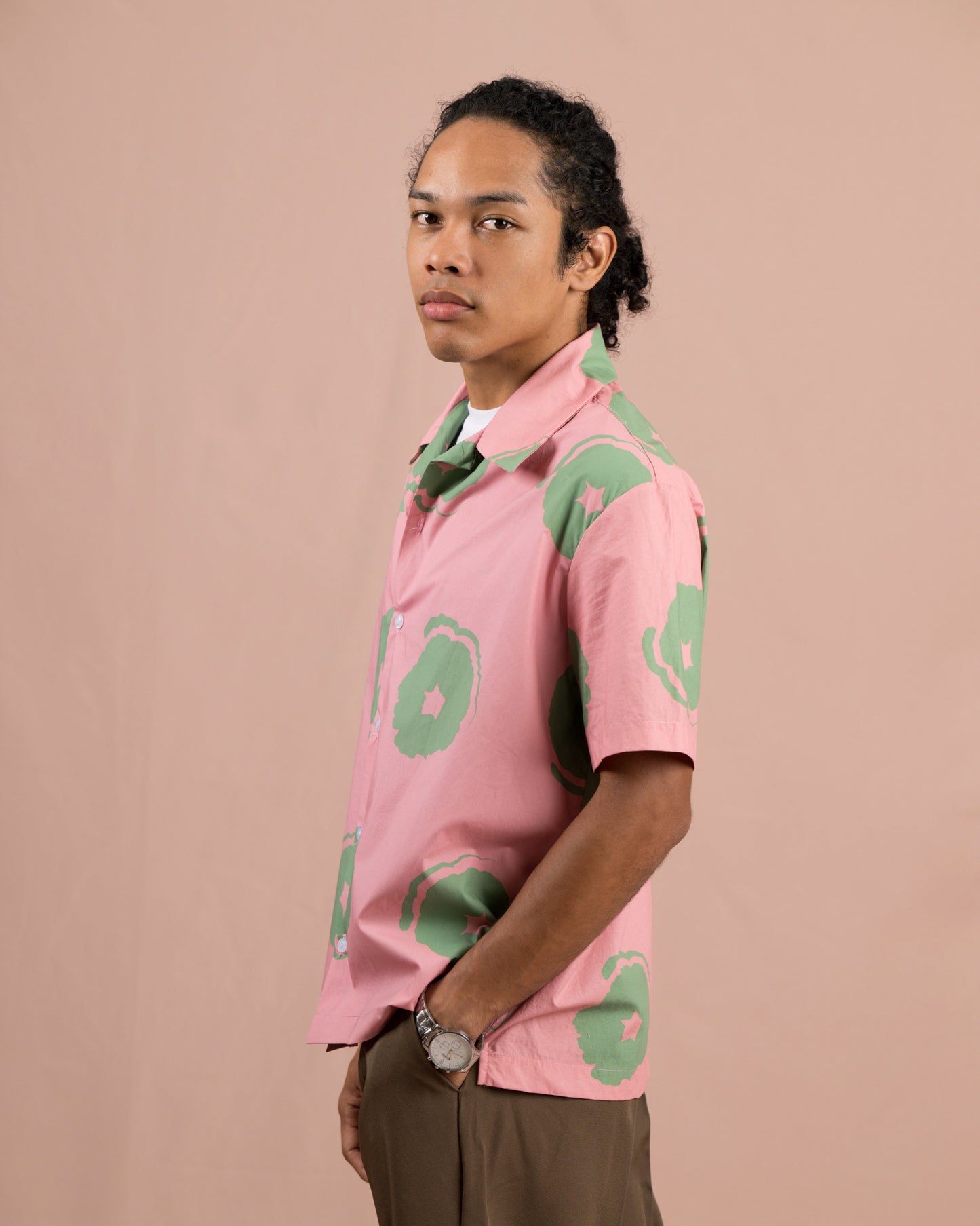 Pink Hollyhock Shirt