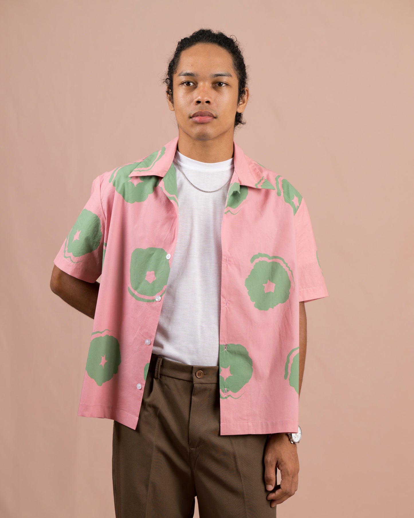 Pink Hollyhock Shirt