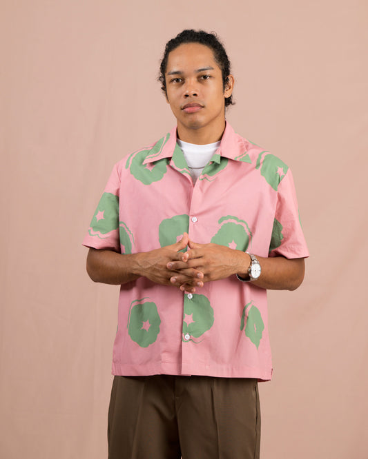 Pink Hollyhock Shirt